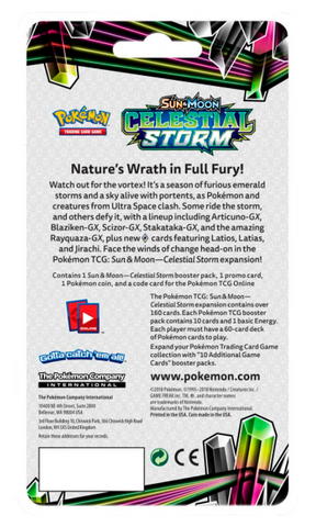 Sun & Moon: Celestial Storm - Single Pack Blister (Tapu Fini)