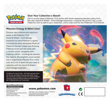 Sword & Shield: Vivid Voltage - 3-Pack Blister (Sobble)