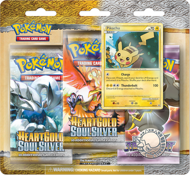HeartGold & SoulSilver - 3-Pack Blister (Pikachu)