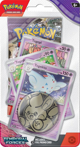Scarlet & Violet: Temporal Forces - Single Pack Blister (Togepi, Togetic,Togekiss)