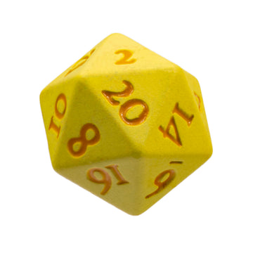 Ultra PRO: Heavy Metal Dice - Vivid D20 (Yellow)