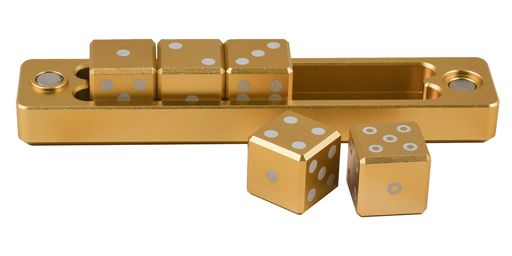 Ultra PRO: Gravity Dice - D6 (5-Dice Set / Gold)